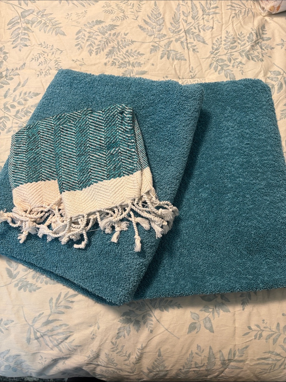 Teal Bath Towels